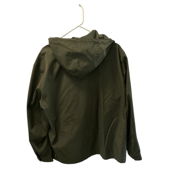 LEVI MENS OLIVE HOODED JACKET RAIN RESISTANCE SIZE XXL - Picture 2 of 8